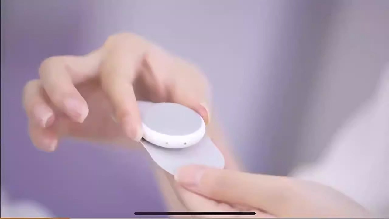 THEMEASHOP™ ÉPICERIE- Appareil de massage YouPin Leravan Magic Massage Stickers TENS à impulsions électriques pour une relaxation musculaire complète du corps, avec étui de chargement 450 mAh