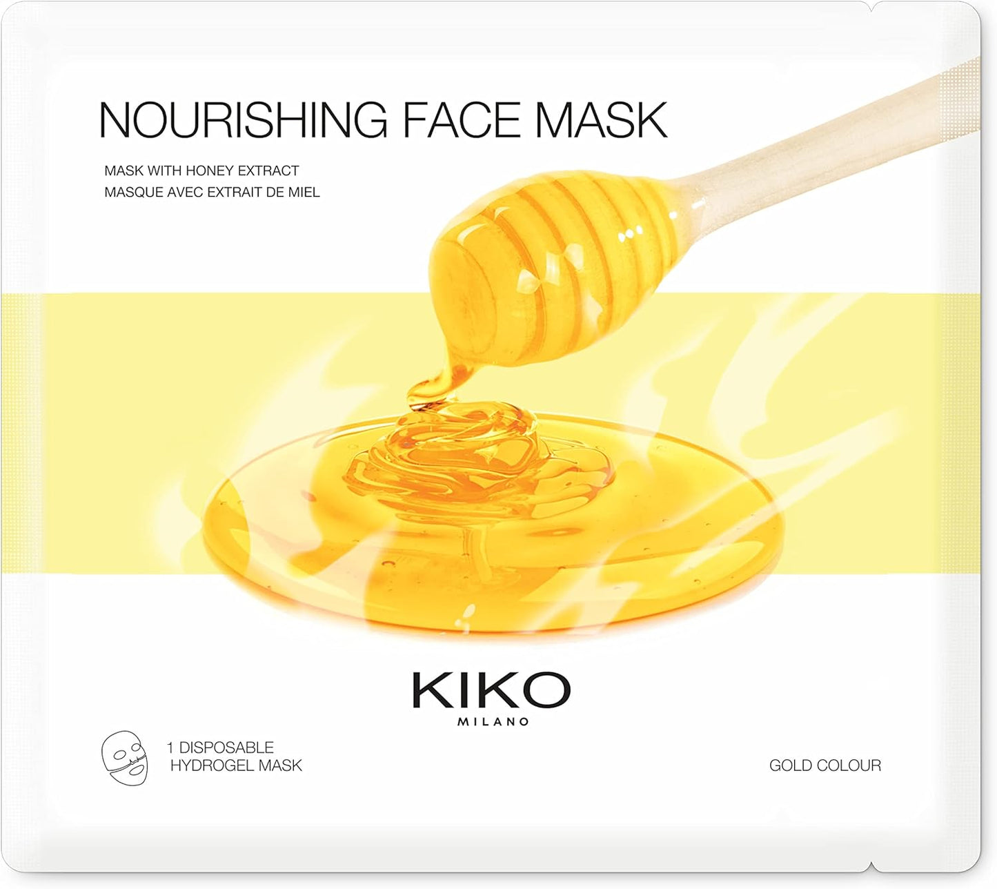 KIKO Milano Nourishing Face Mask | Moisturising Hydrogel Face Mask With Honey Extract