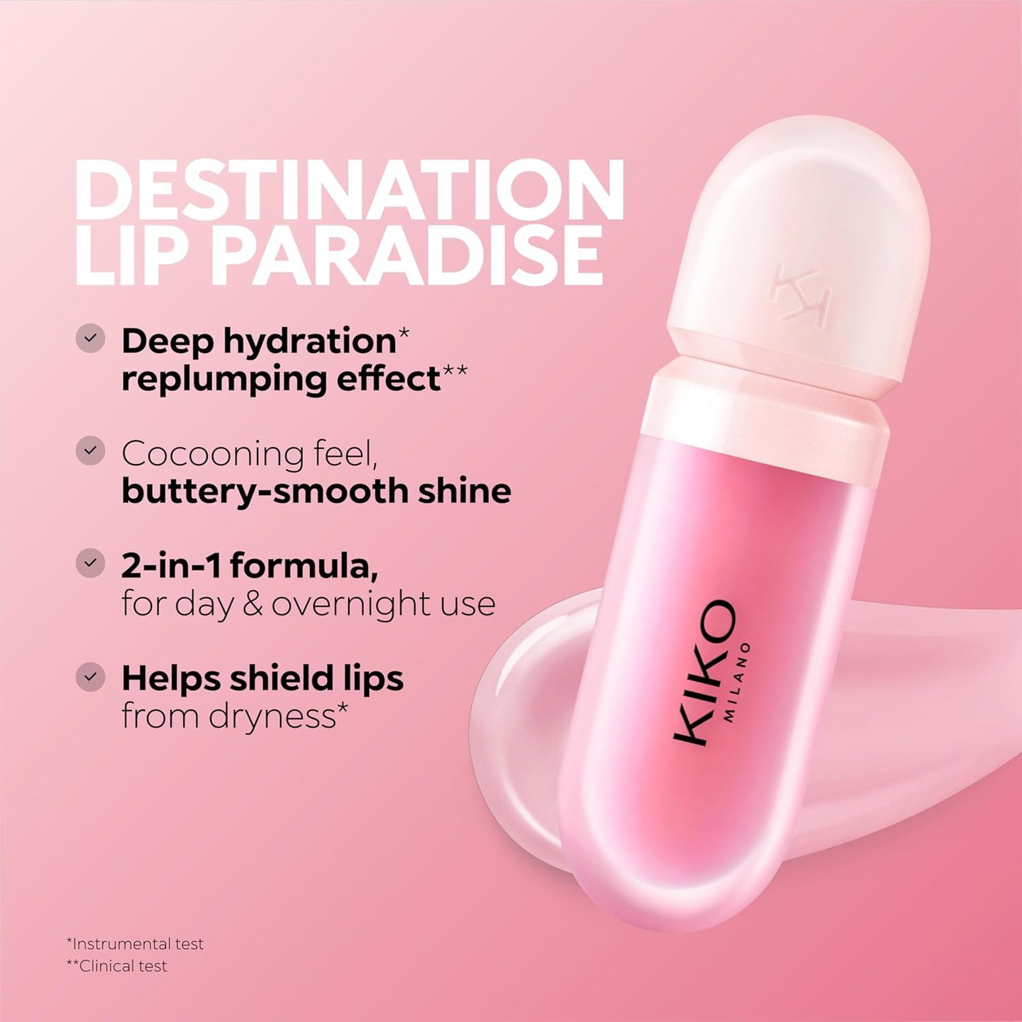 KIKO Milano Kissable Lip Paradise Replumping Lip Mask, Masque Hydratant Et Repulpant Pour Les Lèvres