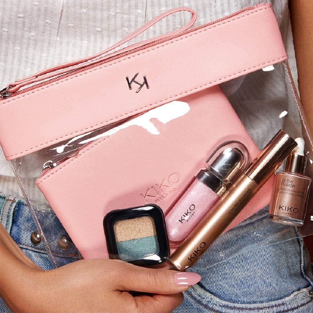 KIKO Milano Transparent Beauty Case 003 | Trousse À Maquillage Transparente Avec Pochette Intérieure