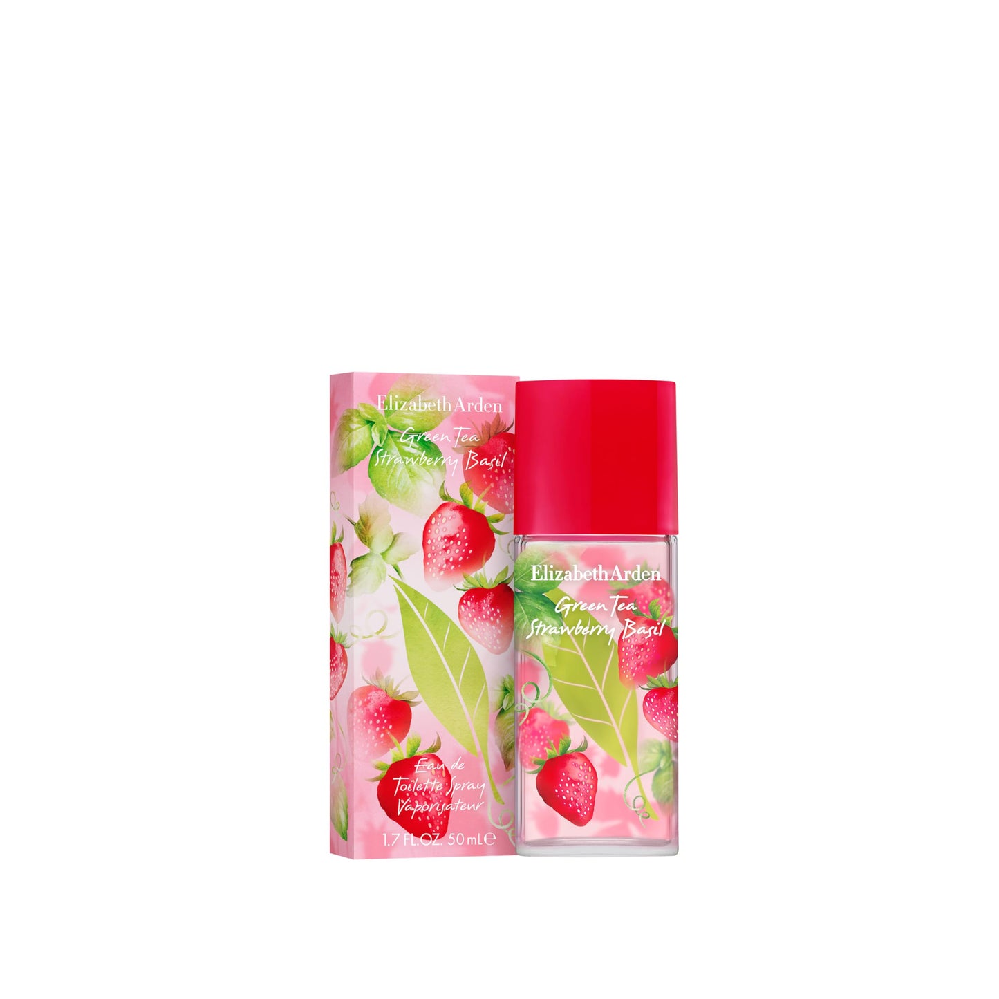 Elizabeth Arden – Parfum Femme Green Tea Strawberry Basil, Eau de Toilette Femme Fraîche et Fruité avec Notes de Fraise, Basilic et Thé Vert, Parfum Longue Tenue au Sillage Léger et Revigorant