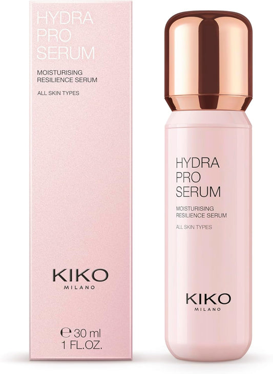 KIKO Milano Hydra Pro Serum, Sérum Hydratant Pour Le Visage Enrichi D’Un Complexe Acide Hyaluronique + Rose