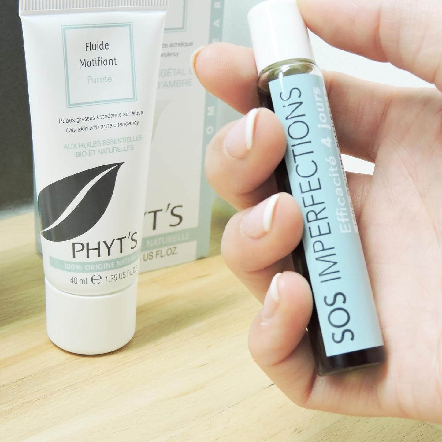 Purity Mattifying Fluid by Phyts for Women - 1.35 oz Treatment