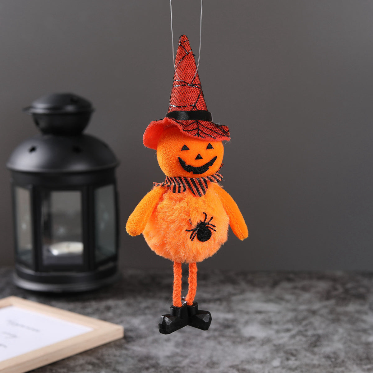 THEMEASHOP™- Halloween Pendant Ghost Festival Bar Pumpkin Witch Pendant Broom Ghost House Decoration Props
