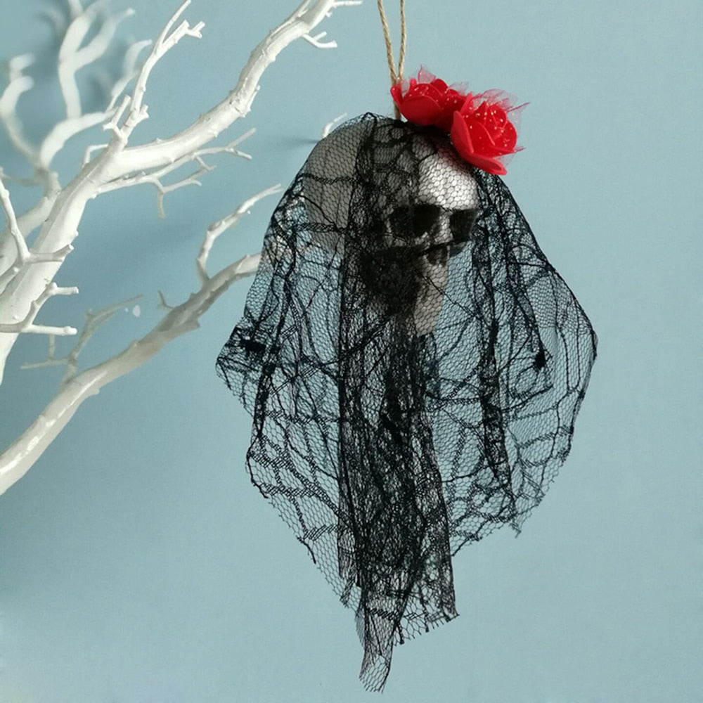 THEMEASHOP™- Halloween Scary Hanging Decor Pirates Corpse Skull Haunted House Bar Home Garden Decor Halloween Props Party Supplies Horror
