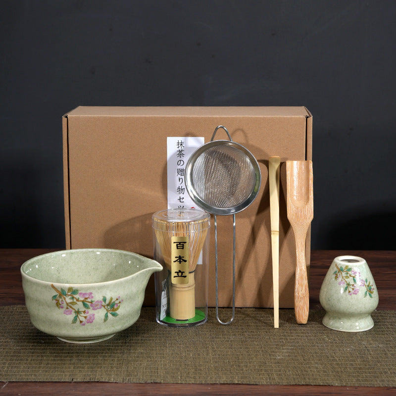 Bol à matcha, outil pour préparer le matcha et commander du thé, bol à thé en céramique, tasse à thé, mélangeur, brosse à matcha, ensemble fouet à thé