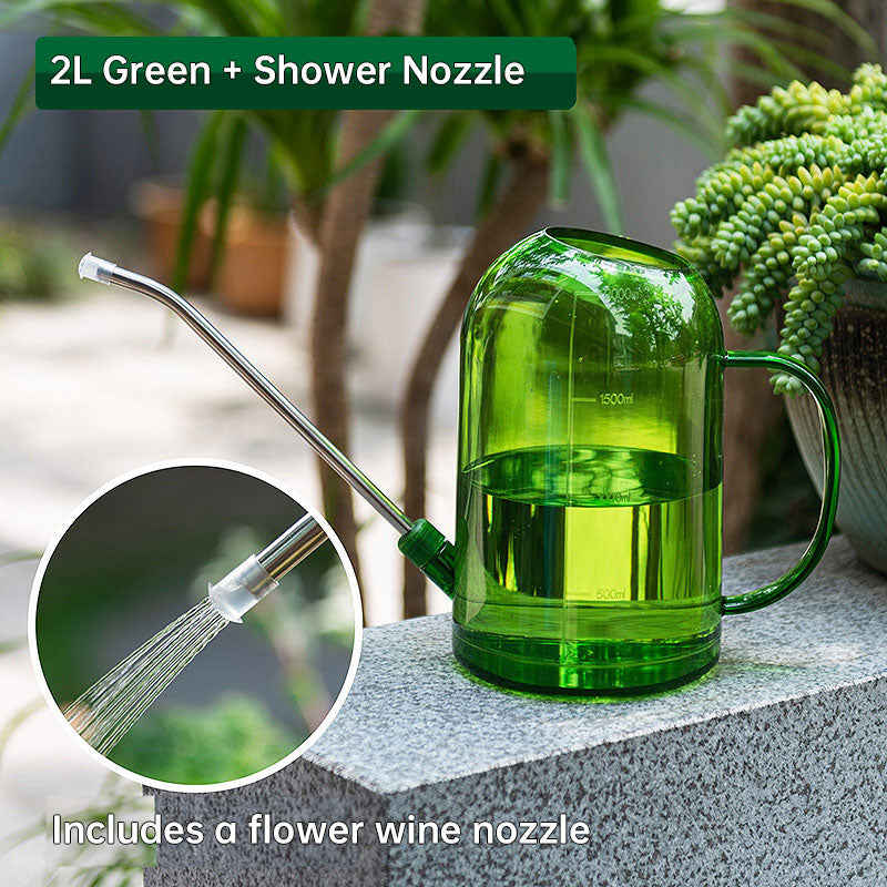ESTHEMEA HOME- Arrosoir de jardin neuf de 1,5 L, arrosoir amovible de grande capacité, en acier inoxydable avec long bec verseur, accessoires de jardinage pour la maison.