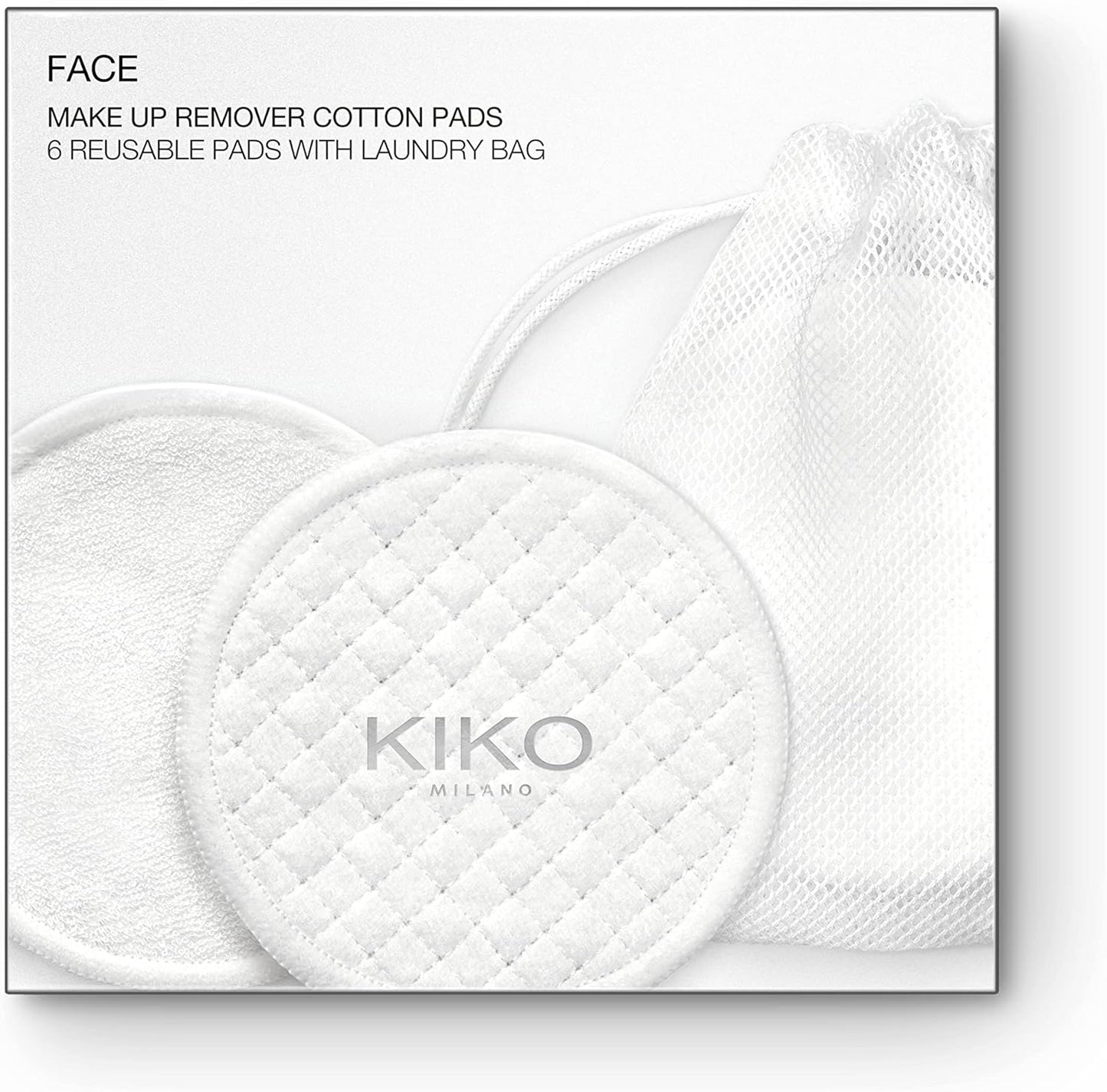 KIKO Milano Make Up Remover Cleansing Pads | Disques Démaquillants Réutilisables En Coton