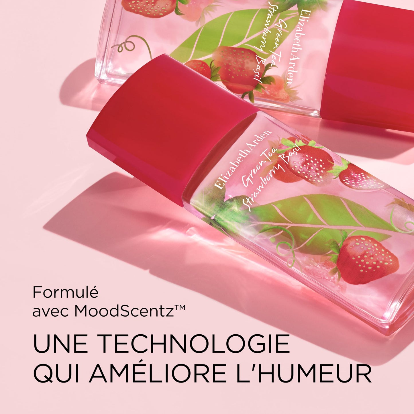 Elizabeth Arden – Parfum Femme Green Tea Strawberry Basil, Eau de Toilette Femme Fraîche et Fruité avec Notes de Fraise, Basilic et Thé Vert, Parfum Longue Tenue au Sillage Léger et Revigorant
