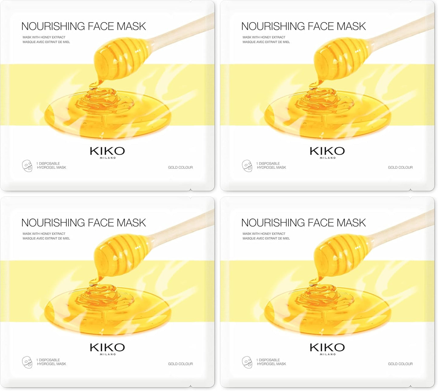KIKO Milano Nourishing Face Mask | Moisturising Hydrogel Face Mask With Honey Extract