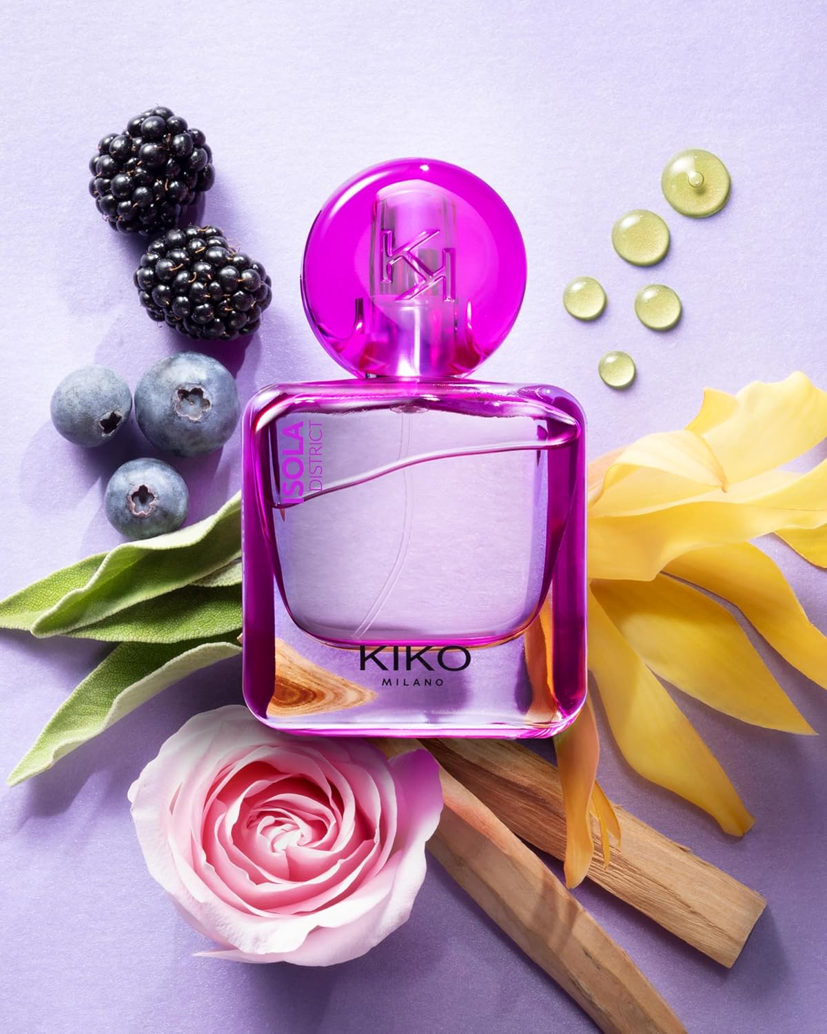 KIKO Milano Scent Of Milan Isola District Eau de Parfum Ambrata, Musc et Poudre