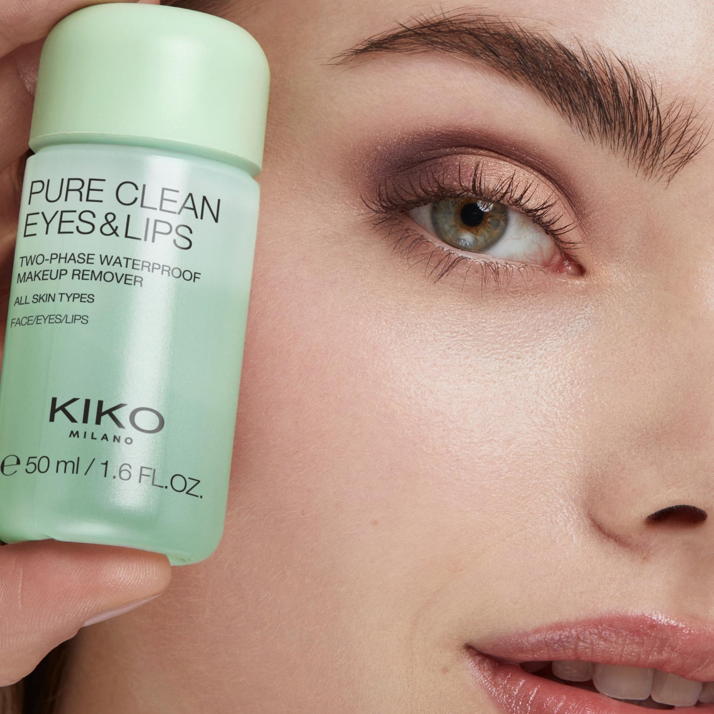 KIKO Milano Pure Clean Wipes Mini, Lingettes Démaquillantes Visage, Contour Des Yeux Et Lèvres Au Format Mini