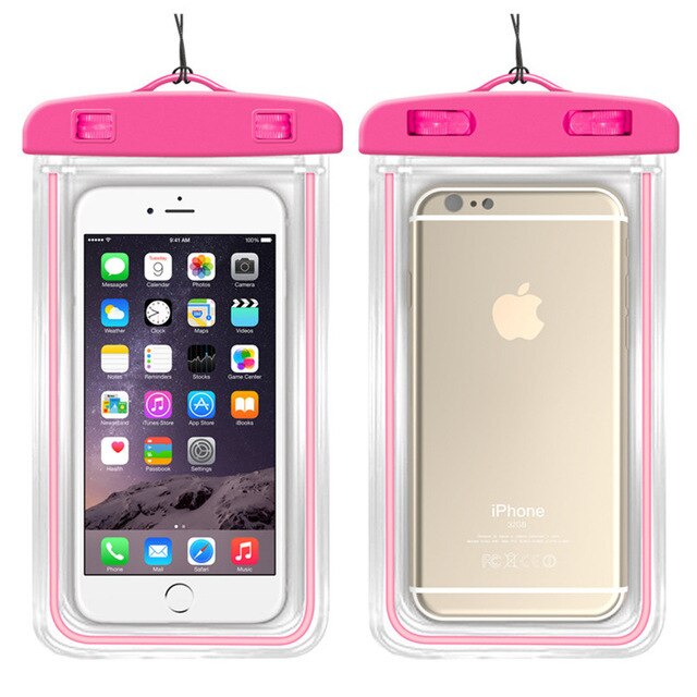 THEMEASHOP™ EXTÉRIEUR-  Waterproof Case for Samsung Galaxy s8 J5 s4 s5 s6 s7 Grand Prime Case Underwater Luminous Pouch Cas