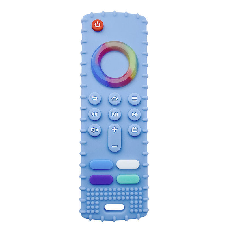 THEMEASHOP™ ENFANT-  bâtonnet de massage dentaire pour bébé avec télécommande, gel dentaire en silicone anti-aliments et barre de massage des mains.