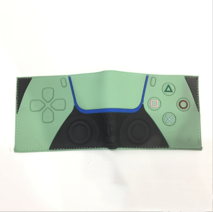 Portefeuille PS4, portefeuille manette de jeu PlayStation, modèle court