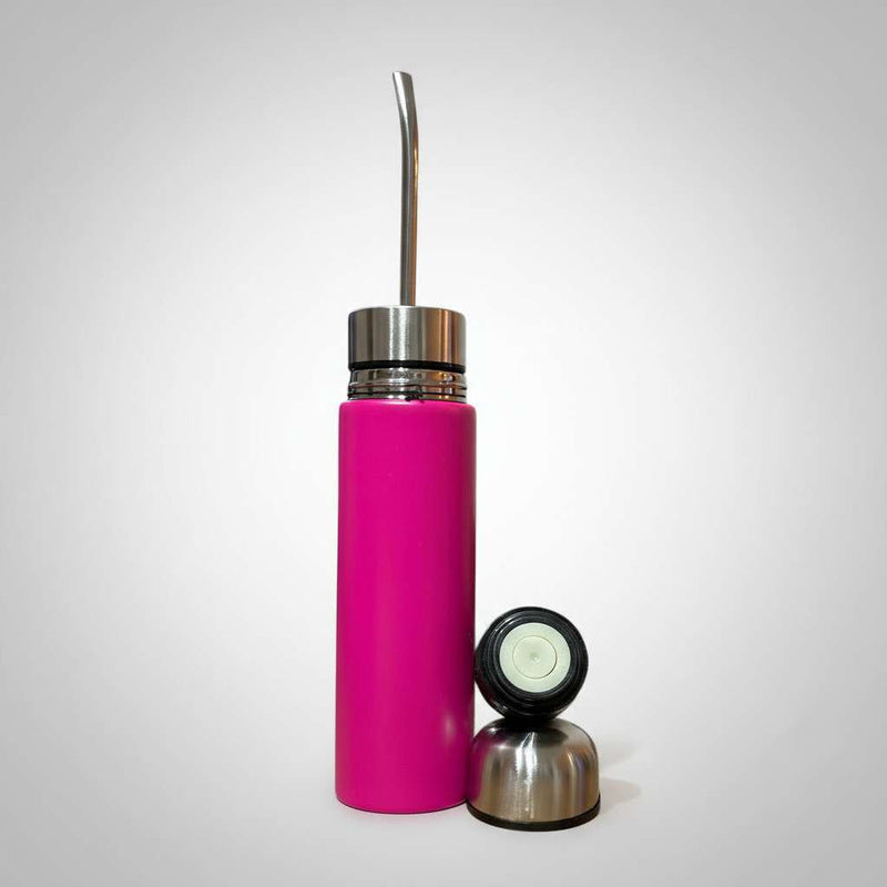 Mug de voyage pour maté d'Amérique du Sud - Paille filtrante brésilienne, bouteille isotherme type « bullet », kit de voyage 3 en 1 pour maté