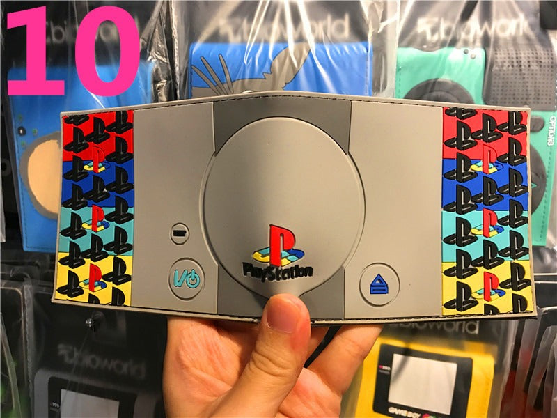 Portefeuille PS4, portefeuille manette de jeu PlayStation, modèle court
