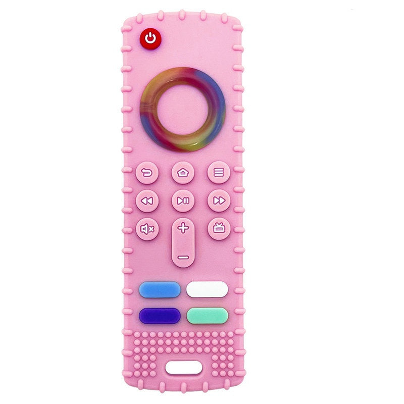 THEMEASHOP™ ENFANT-  bâtonnet de massage dentaire pour bébé avec télécommande, gel dentaire en silicone anti-aliments et barre de massage des mains.