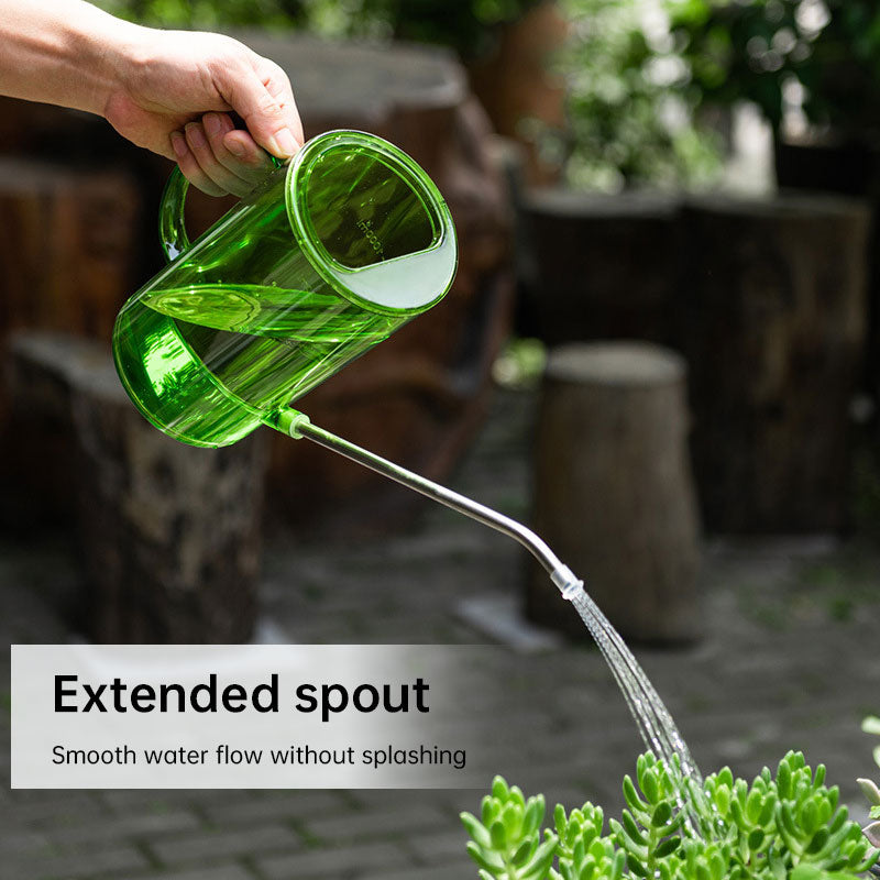 ESTHEMEA HOME- Arrosoir de jardin neuf de 1,5 L, arrosoir amovible de grande capacité, en acier inoxydable avec long bec verseur, accessoires de jardinage pour la maison.