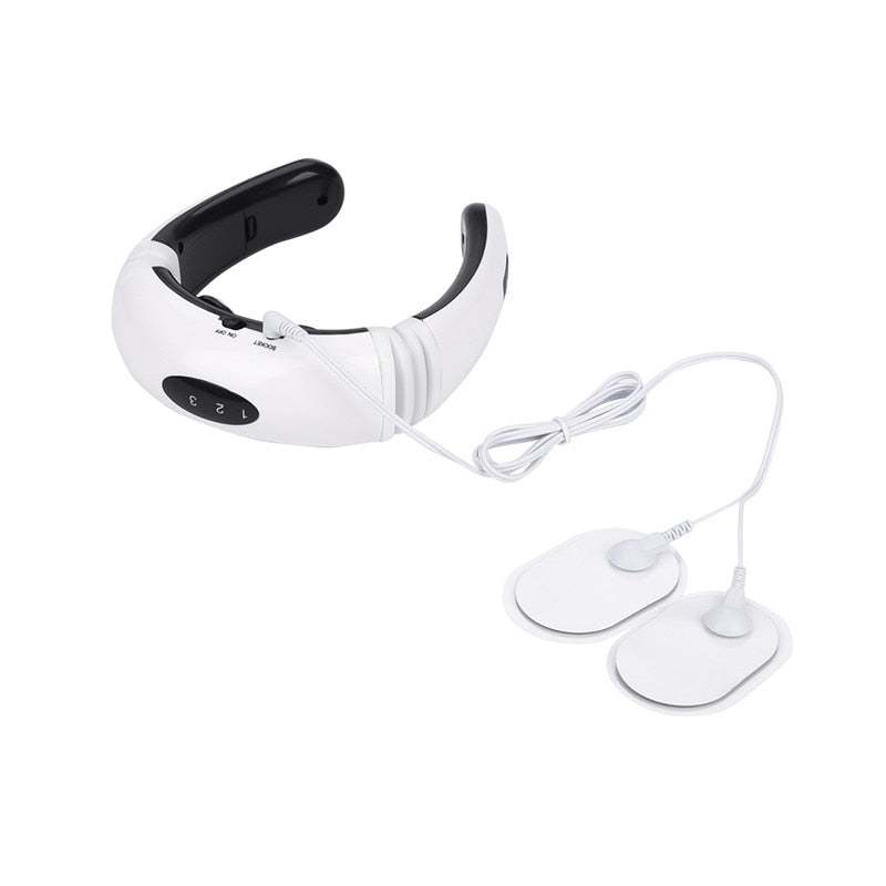 VIRTUAL INSTITUT™ - Appareil de massage à impulsions électriques pour la nuque, massage par impulsions des vertèbres cervicales, physiothérapie, acupuncture, thérapie magnétique, soulagement de la douleur