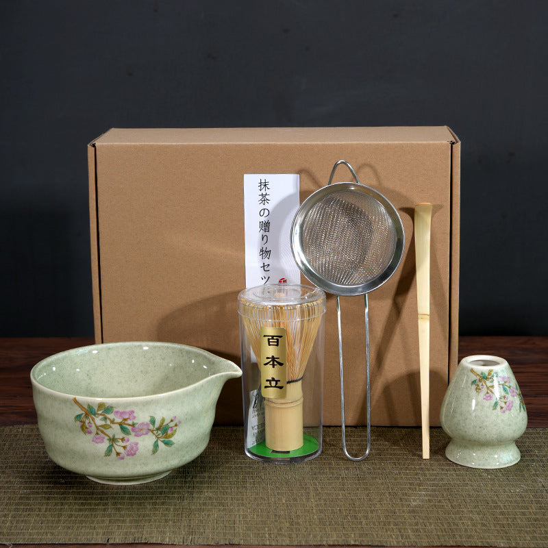 Bol à matcha, outil pour préparer le matcha et commander du thé, bol à thé en céramique, tasse à thé, mélangeur, brosse à matcha, ensemble fouet à thé