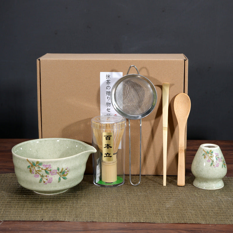 Bol à matcha, outil pour préparer le matcha et commander du thé, bol à thé en céramique, tasse à thé, mélangeur, brosse à matcha, ensemble fouet à thé
