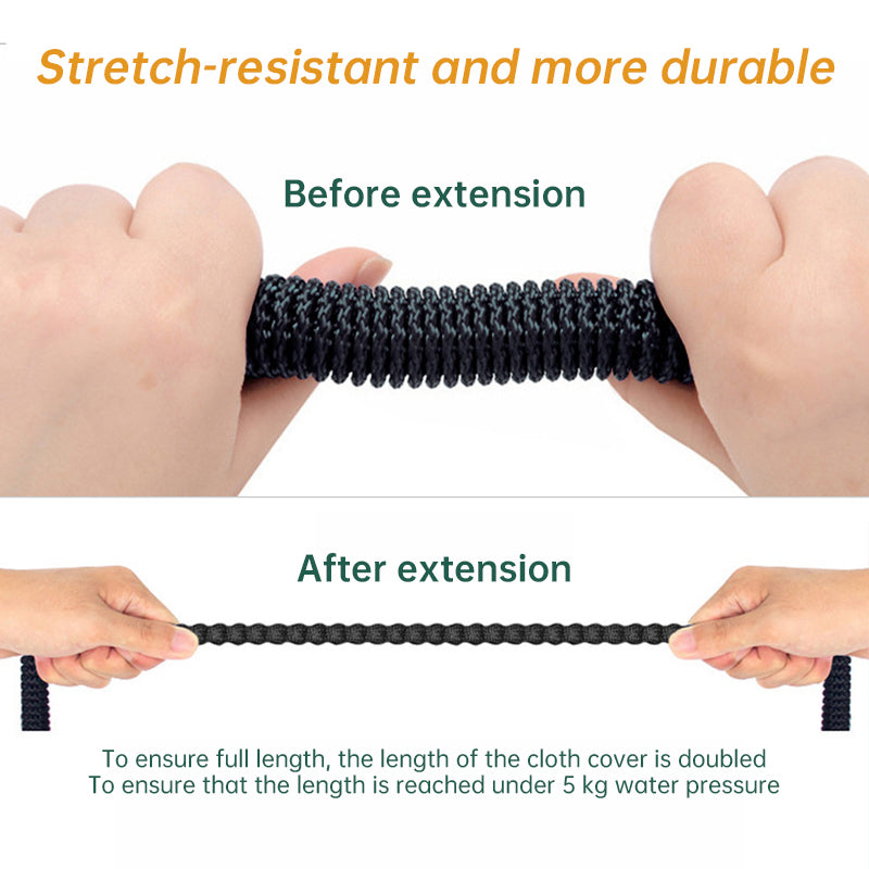 ESTHEMEA HOME- Tuyau d'arrosage extensible de 30 m avec buse. Léger, durable et anti-torsion – idéal pour laver la voiture et arroser l'extérieur.