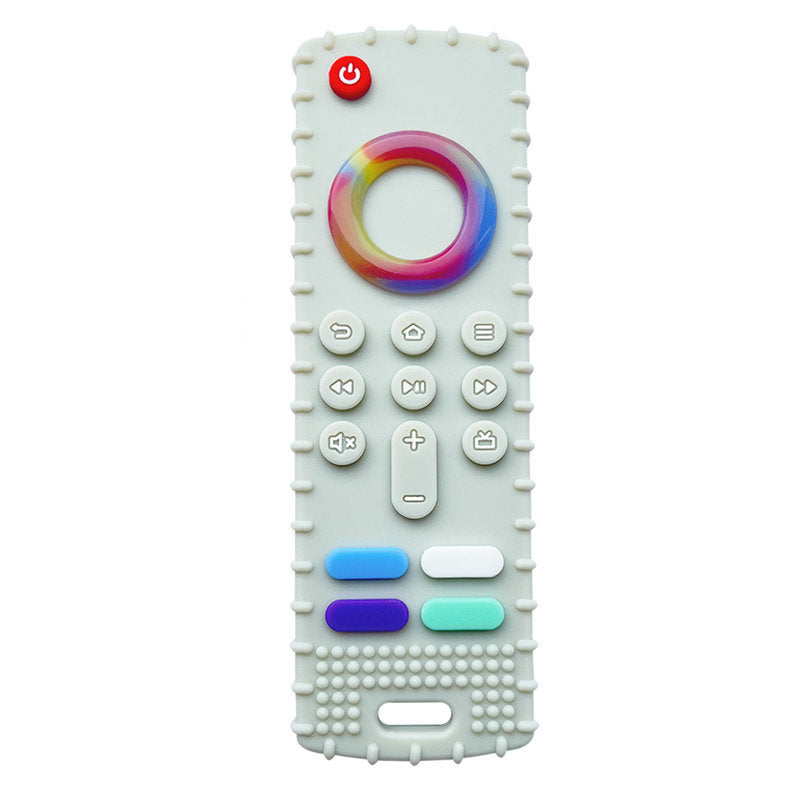 THEMEASHOP™ ENFANT-  bâtonnet de massage dentaire pour bébé avec télécommande, gel dentaire en silicone anti-aliments et barre de massage des mains.
