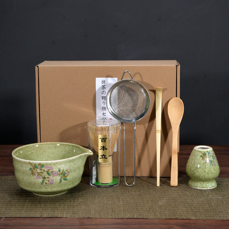 Bol à matcha, outil pour préparer le matcha et commander du thé, bol à thé en céramique, tasse à thé, mélangeur, brosse à matcha, ensemble fouet à thé
