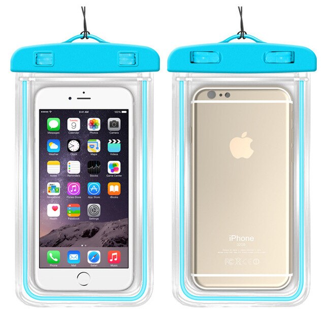 THEMEASHOP™ EXTÉRIEUR-  Waterproof Case for Samsung Galaxy s8 J5 s4 s5 s6 s7 Grand Prime Case Underwater Luminous Pouch Cas