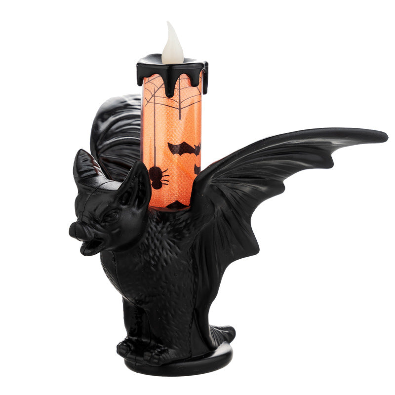 THEMEASHOP™-  Halloween Decorative Candle Night Light, Halloween Decoration Prop, Candle Holder Ornament, LED Electronic Candle, Party Prop