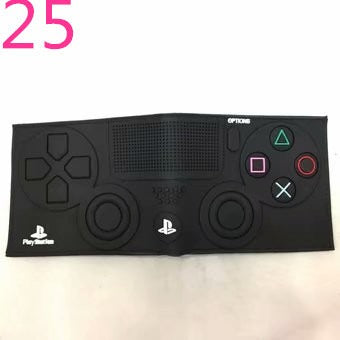 Portefeuille PS4, portefeuille manette de jeu PlayStation, modèle court