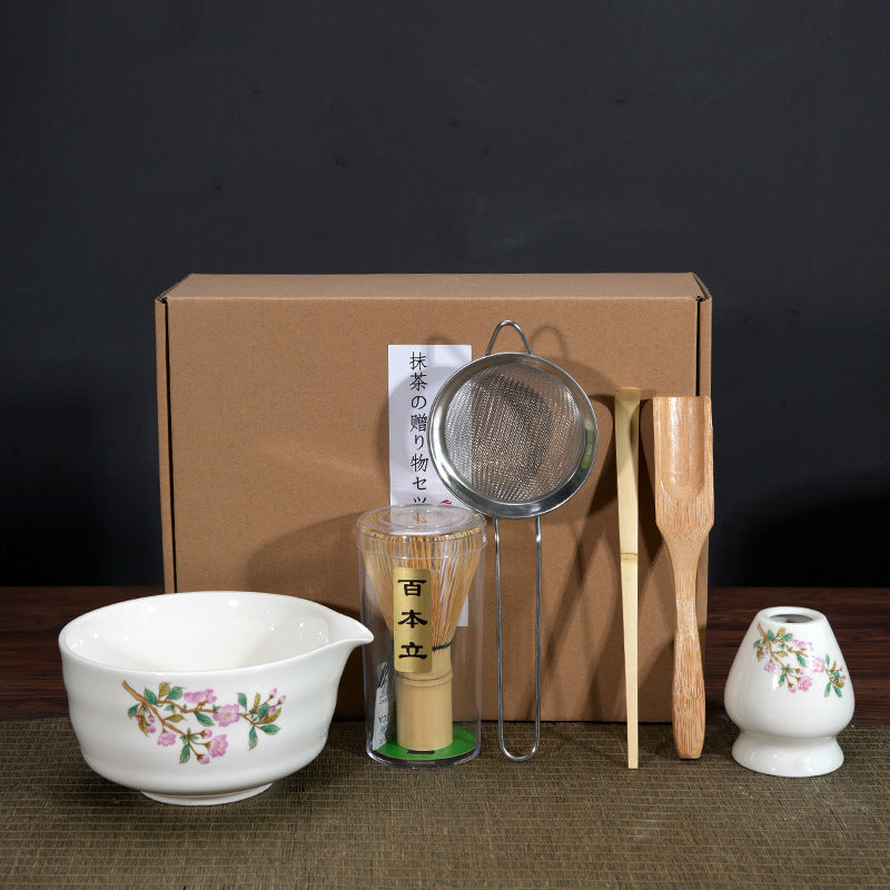 Bol à matcha, outil pour préparer le matcha et commander du thé, bol à thé en céramique, tasse à thé, mélangeur, brosse à matcha, ensemble fouet à thé