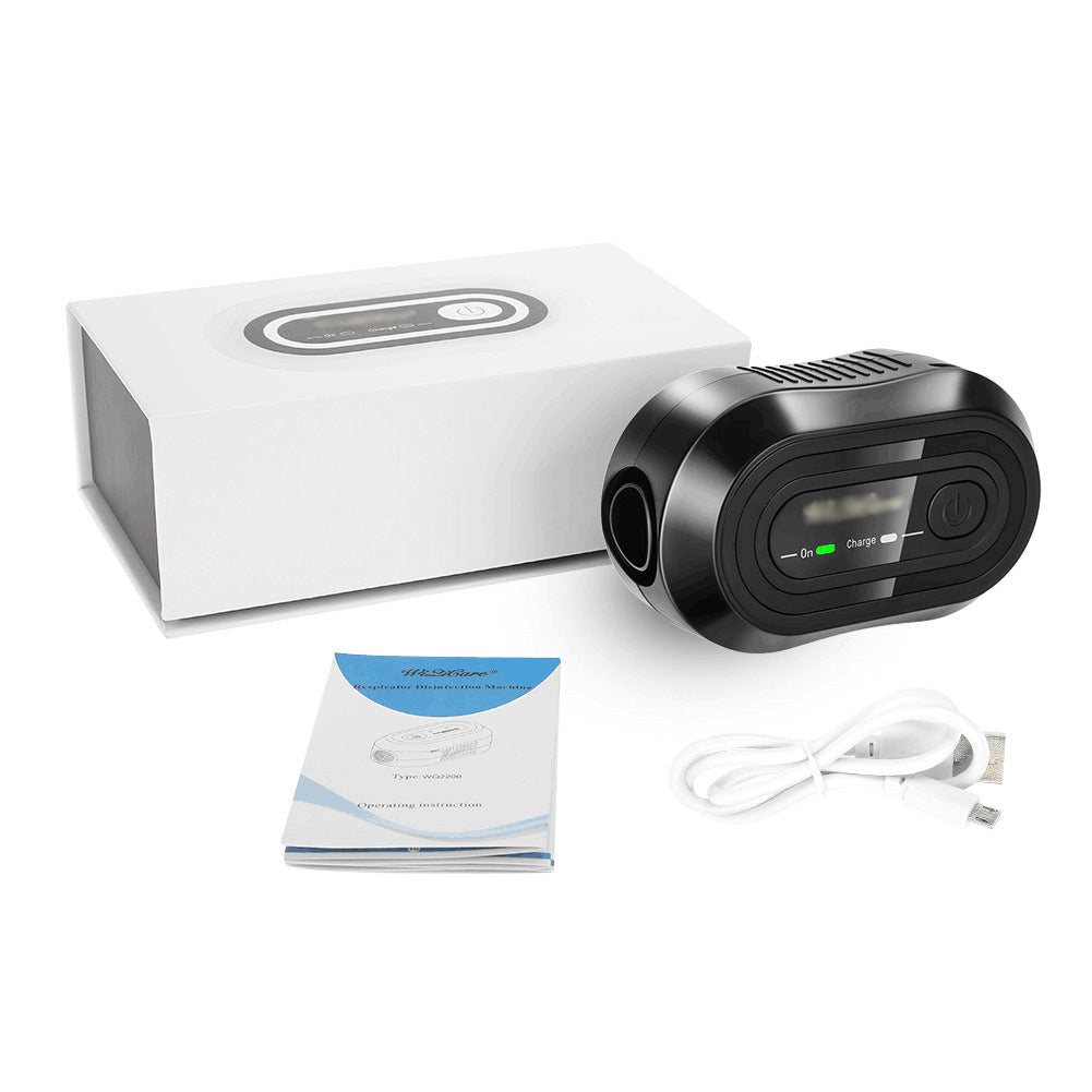 VIRTUAL INSTITUT™ - Stérilisateur à usage domestique, stérilisateur de voyage pour appareil CPAP, désinfecteur de ventilation à l'ozone, nettoyant pour tube CPAP