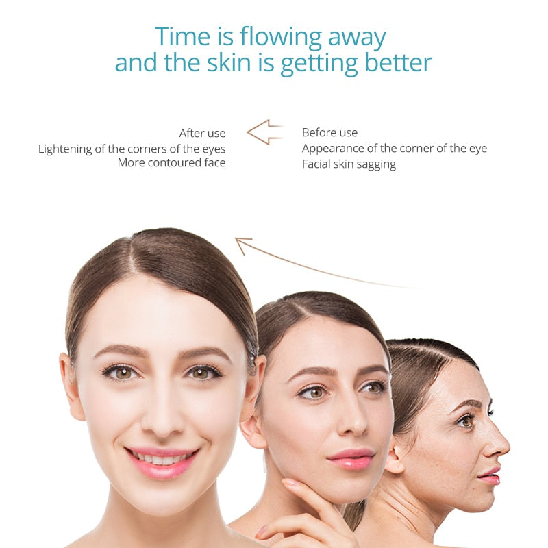 THEMEASHOP™ ÉPICERIE- Soin du visage par EMS RF : nettoyant, raffermissant, liftant, appareil de massage beauté à radiofréquence LED photonique pour le rajeunissement cutané et l'anti-rides