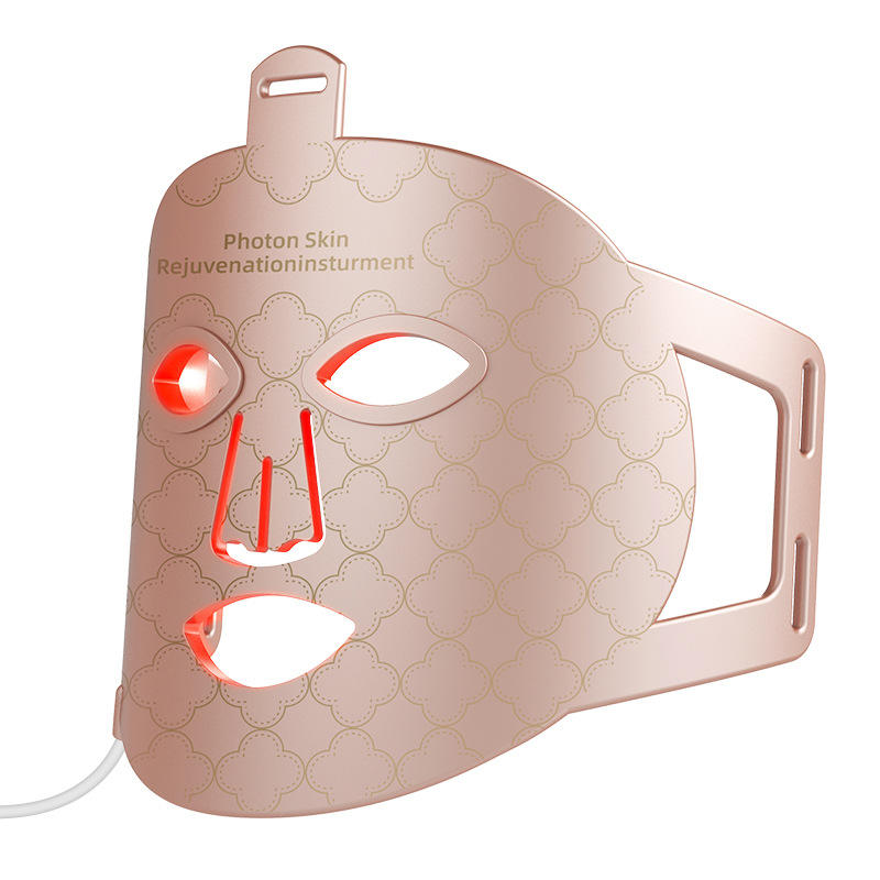 VIRTUAL INSTITUT™ - Masque de soin du visage LED en silicone, 8 couleurs, pour une beauté éclatante. Masque de luminothérapie infrarouge rouge.