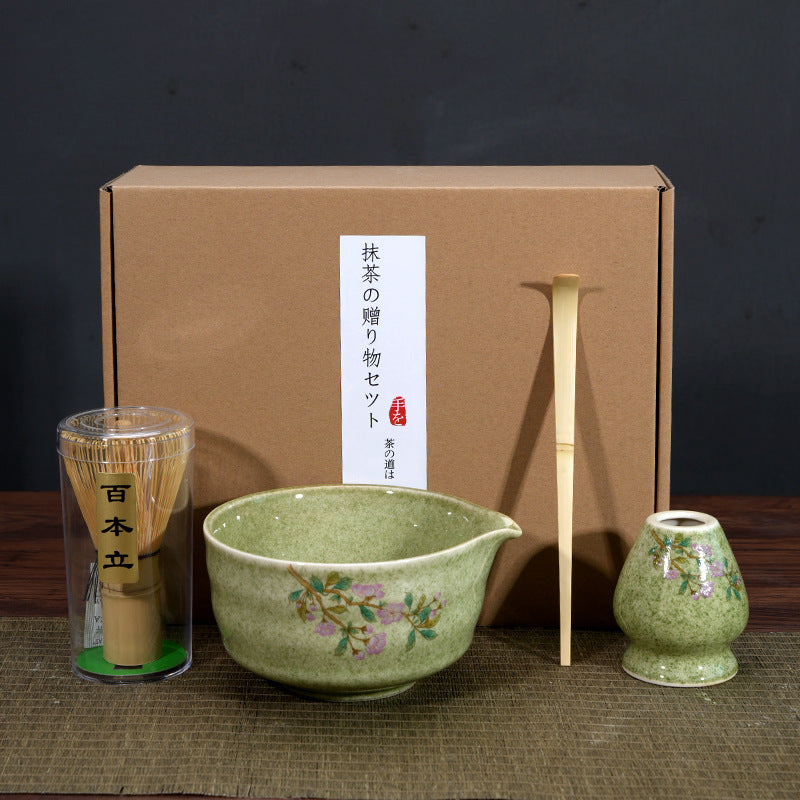 Bol à matcha, outil pour préparer le matcha et commander du thé, bol à thé en céramique, tasse à thé, mélangeur, brosse à matcha, ensemble fouet à thé