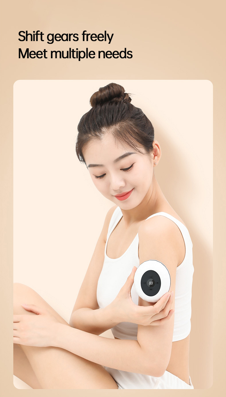THEMEASHOP™ ÉPICERIE- Appareil de ventouses électrique intelligent à 12 niveaux, sans fil, pour usage domestique. Drainage indolore des méridiens. Soins de santé
