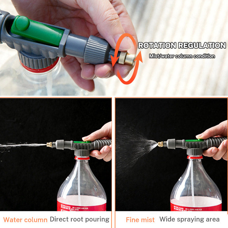 THEMEASHOP™ EXTÉRIEUR-  Buse d'arrosage réglable pour bouteille de boisson, arrosoir, buse de pulvérisation à pression, outils de jardinage