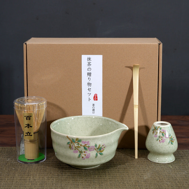 Bol à matcha, outil pour préparer le matcha et commander du thé, bol à thé en céramique, tasse à thé, mélangeur, brosse à matcha, ensemble fouet à thé
