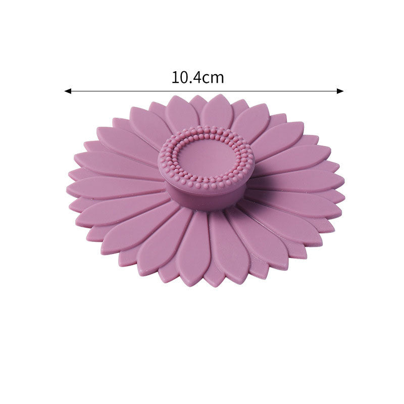 ESTHEMEA HOME- Couvercle en silicone étanche pour tasse à eau, tasse à thé créative, marque pour tasse en verre ou en céramique, anti-poussière