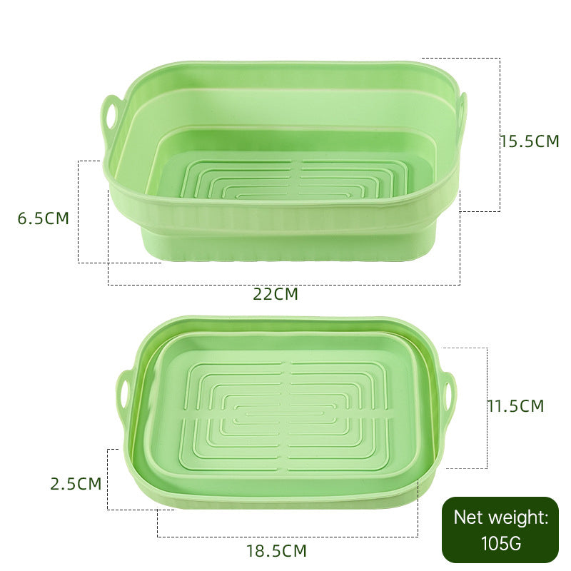 ESTHEMEA HOME- Poêle à frire à l'air en gel de silice, moule à pâtisserie, qualité alimentaire domestique, résistant aux hautes températures, moule à vapeur en gel de silice, support pour moule à gâteau