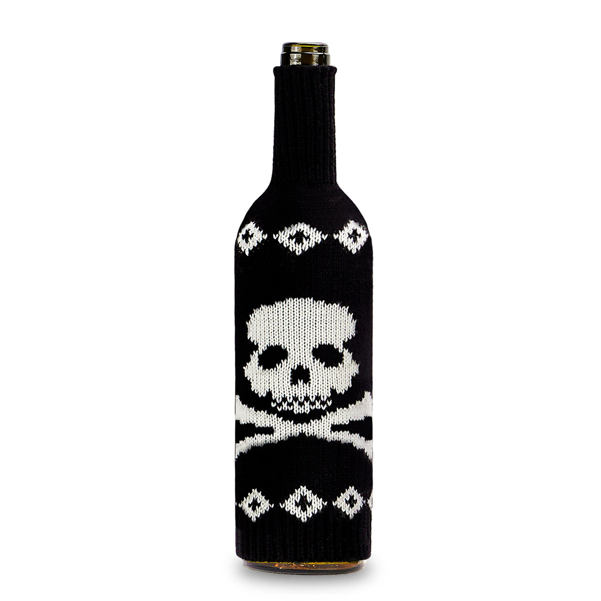 THEMEASHOP™- Halloween Wine Bottle Cover Skull Pumpkin Knitted Champagne Wine Bottle Bag Table Atmosphere Decoration Supplies