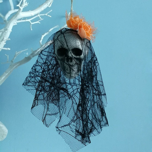 THEMEASHOP™- Halloween Scary Hanging Decor Pirates Corpse Skull Haunted House Bar Home Garden Decor Halloween Props Party Supplies Horror