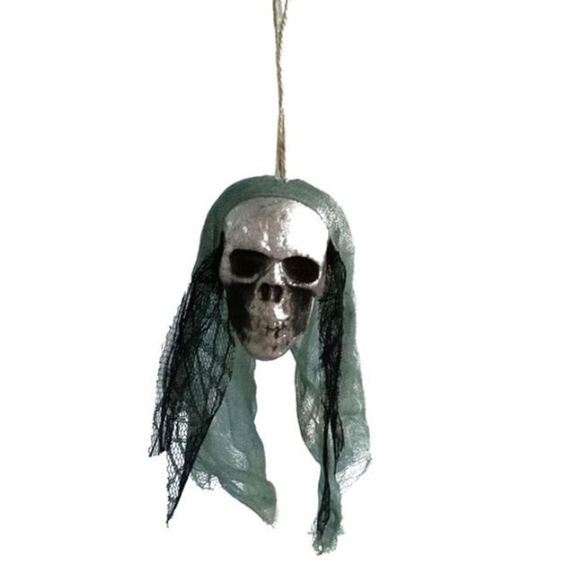 THEMEASHOP™- Halloween Scary Hanging Decor Pirates Corpse Skull Haunted House Bar Home Garden Decor Halloween Props Party Supplies Horror