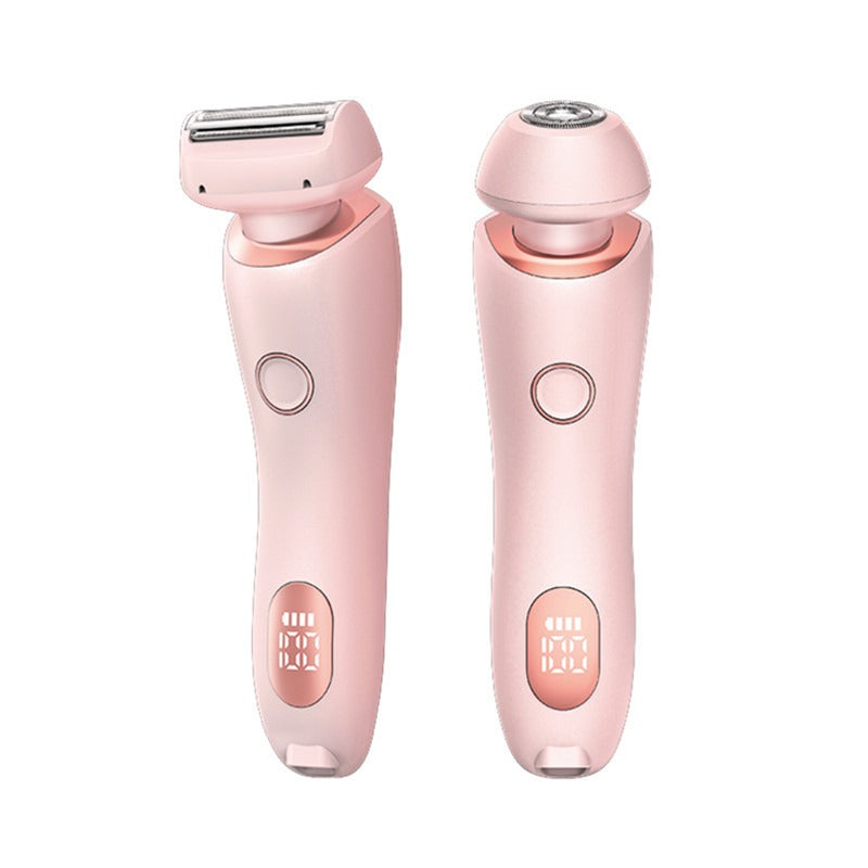VIRTUAL INSTITUT™ - Appareil d'épilation pour femmes, rasoir double tête, tondeuse intime, épilateur électrique, appareil d'épilation pour femmes