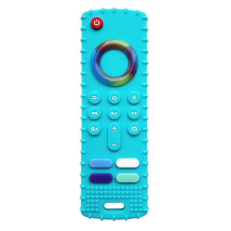 THEMEASHOP™ ENFANT-  bâtonnet de massage dentaire pour bébé avec télécommande, gel dentaire en silicone anti-aliments et barre de massage des mains.