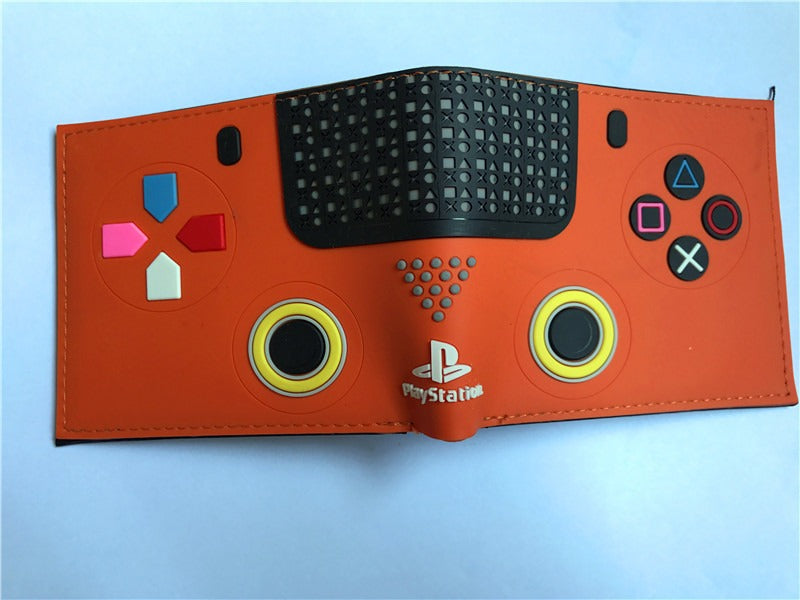 Portefeuille PS4, portefeuille manette de jeu PlayStation, modèle court