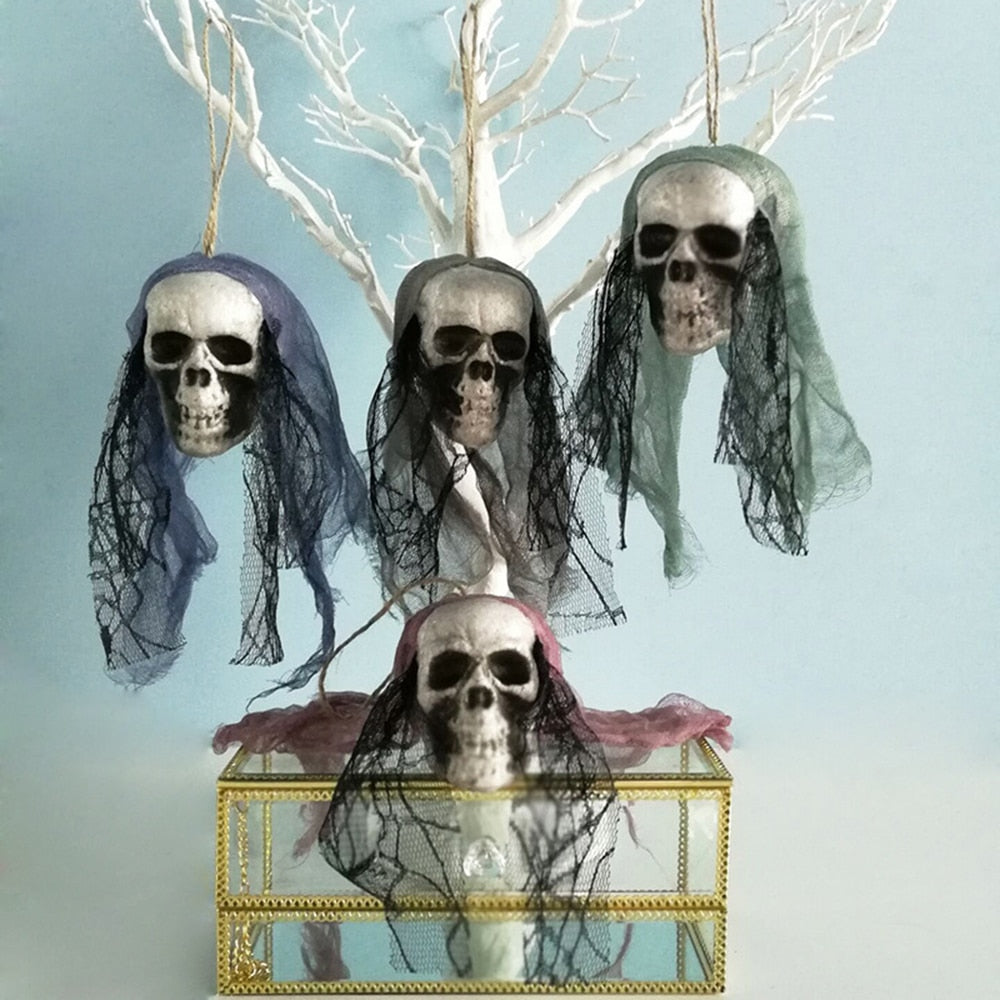 THEMEASHOP™- Halloween Scary Hanging Decor Pirates Corpse Skull Haunted House Bar Home Garden Decor Halloween Props Party Supplies Horror