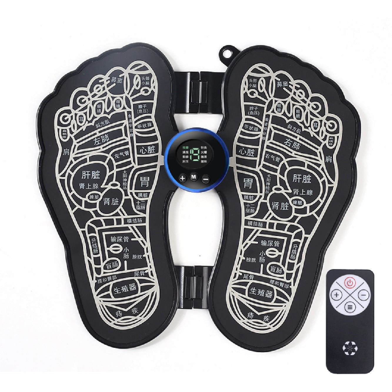 THEMEASHOP™ ÉPICERIE- Tapis de massage des pieds EMS en promotion, appareil de stimulation des points plantaires par impulsions.
